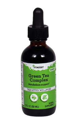 Vitacost Green Tea Complex Alcohol Free 2 fl oz