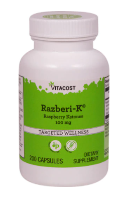 Vitacost Razberi K Raspberry Ketones 100 mg 200 Capsules