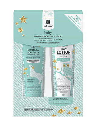 GrabGreen Baby Shampoo Body Wash and Lotion Set 1 Set