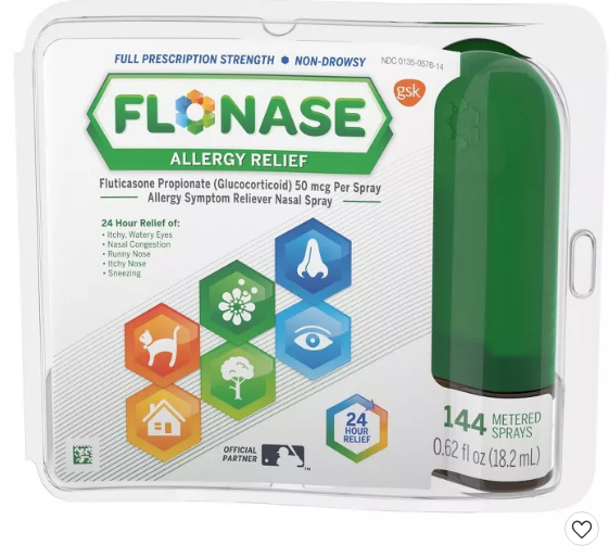 Flonase Allergy Relief Spray 144 Metered Sprays