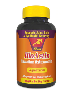 Nutrex Hawaii BioAstin Hawaiian Astaxanthin 75 Vegan Softgels