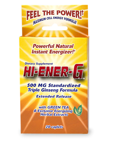 Hi Ener G Triple Ginseng Formula 500mg20.0ea