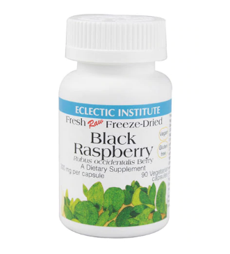 Eclectic Institute Raw Fresh Freeze Dried Black Raspberry 90 VegCaps