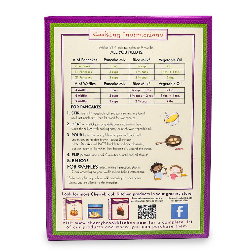 Kitchen Pancake and Waffle Mix Cherrybrook 18oz