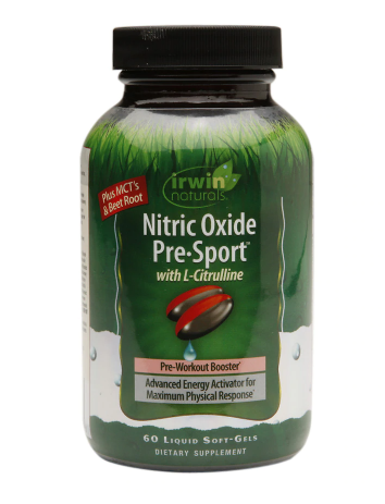 Irwin Naturals Nitric Oxide Pre Sport with L Citrulline 60Softgels