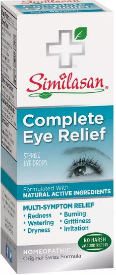 Similasan Complete Eye Relief Sterile Eye Drops 0.33 Fl Oz