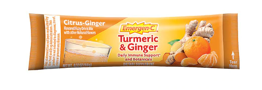 Mix Immune Support Emergen C Turmeric Ginger