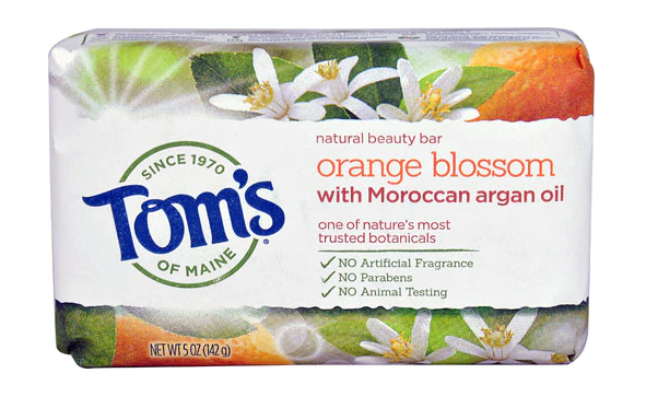 Toms of Maine Natural Beauty Bar Orange Blossom 5oz