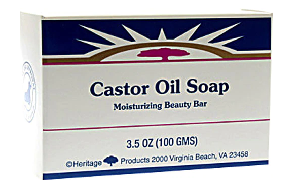 Heritage Products Castor Oil Soap Fragrance Free 3.5oz