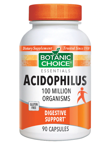 Botanical Choice Acidophilus Dietary Supplement Capsules 90.0Each
