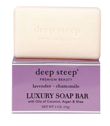 Deep Steep Luxury Soap Bar Lavender Chamomile 2 oz