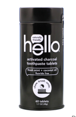 Hello Activated Charcoal Toothpaste Tablets