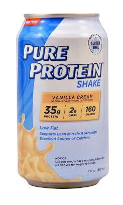 Worldwide Sports Nutrition Pure Protein Shake Vanilla Cream 11oz 12pk