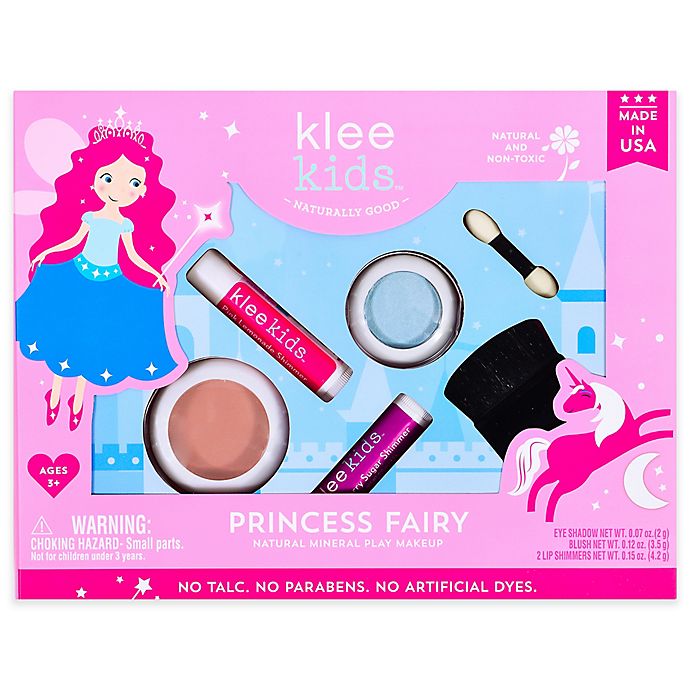 Klee Naturals Princess Fairy Makeup Kit Blue and Pink 4Piece