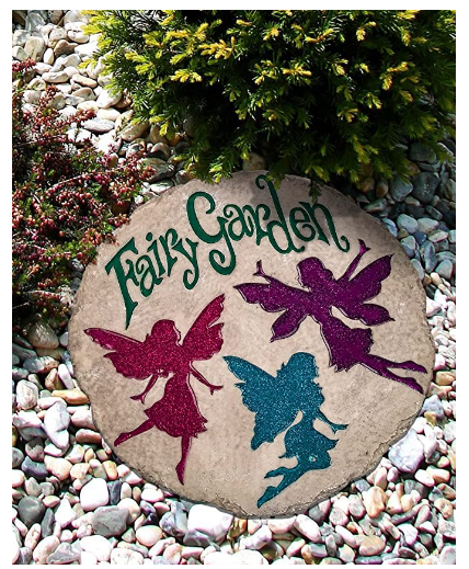 Spoontiques Sun Face Glow Stepping Stone