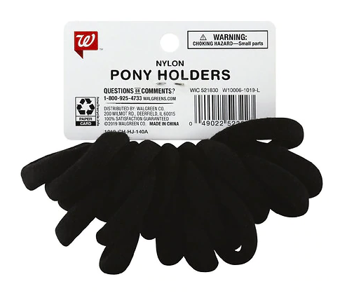 Walgreens Beauty Nylon Terry Hair Ties 18.0 ea