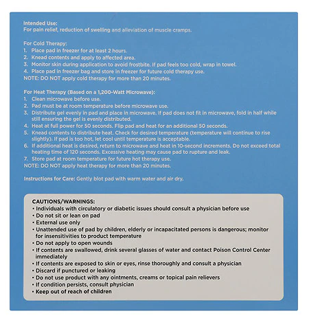 Walgreens Hot and Cold Back Pad 1.0 ea