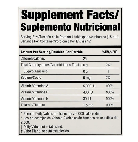 Emulsion De Escocia Cod Liver Oil Strawberry Banana 6.5oz