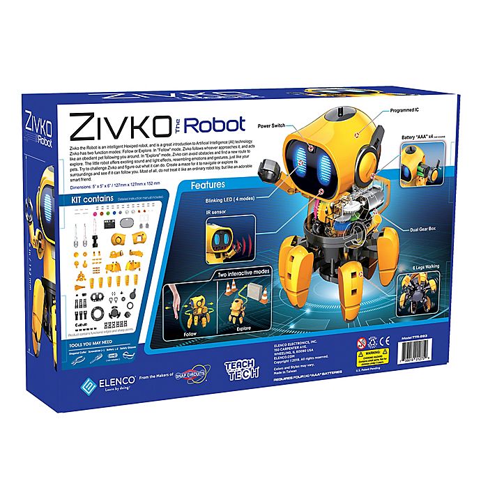 TEACH TECH Zivko the Robot Interactive Robot Kit