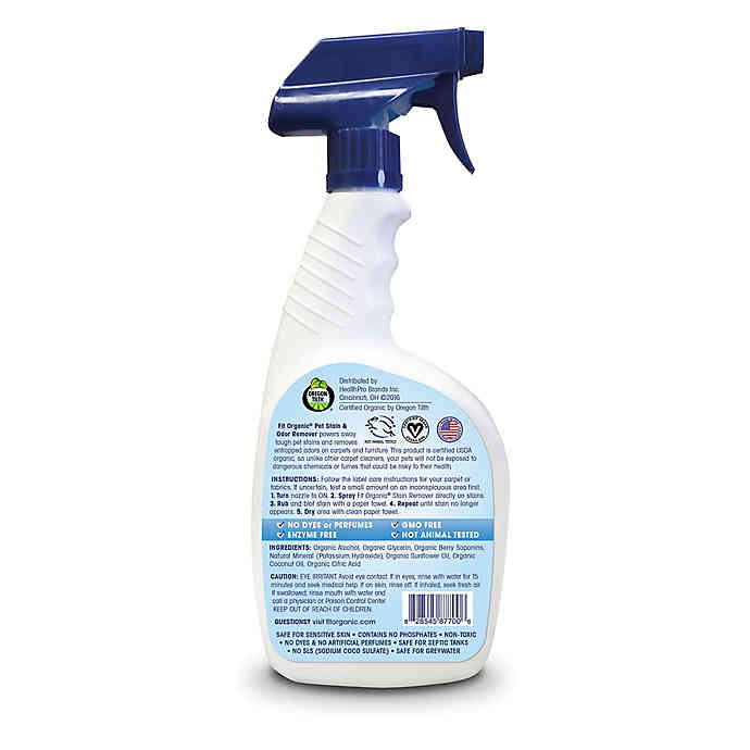 Fit Organic 24oz Pet Stain and Odor Remover