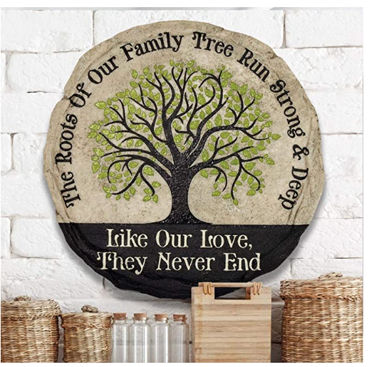 Spoontiques Sun Face Glow Stepping Stone