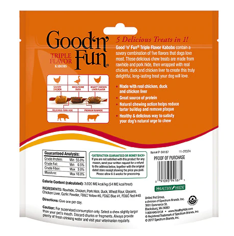 Good n Fun Kabob Triple Flavor 0.66oz 36 pack