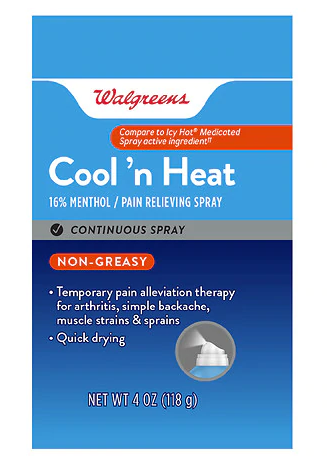 Walgreens Cool n Heat Pain Relieving Spray 4.0oz