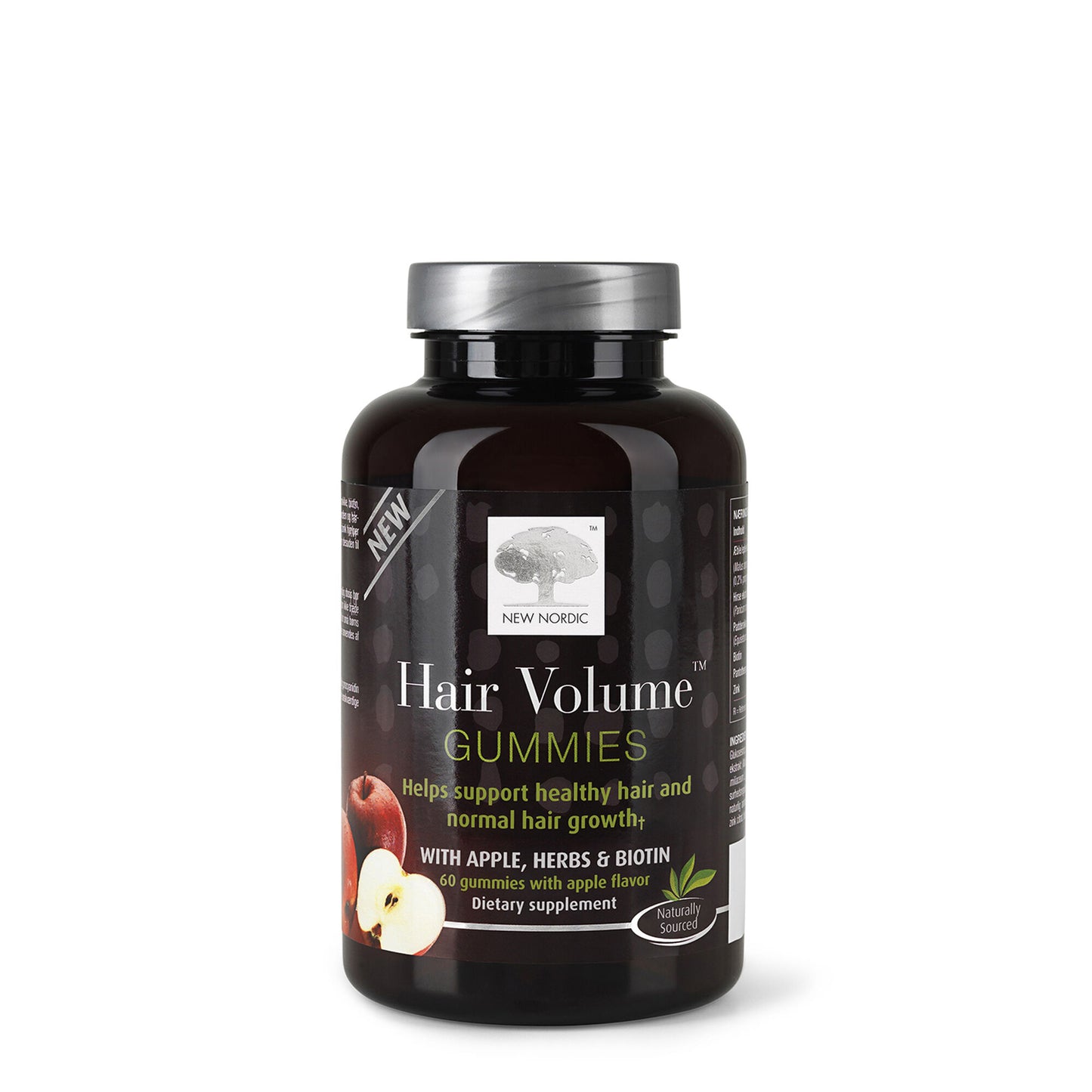 New Nordic Hair Volume Gummies Apple 60 Gummies