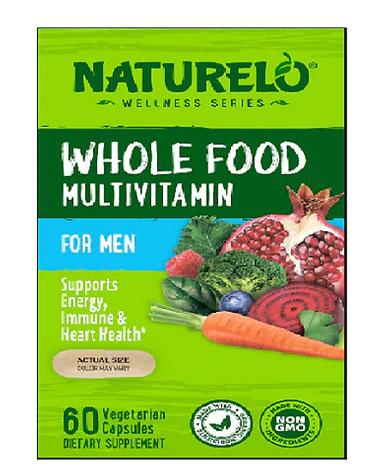 Naturelo Whole Food Multivitamin For Men 60.0ea