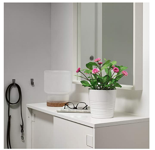 IKEA 103.953.36 Fejka Artificial Potted Plant, Indoor/Outdoor, Common Daisy Pink