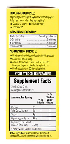 Resfriol Ito Baby Cough Syrup plus Mucus Grape 2oz