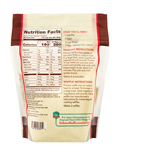 Paleo Pancake and Waffle Mix 13oz pack of 4