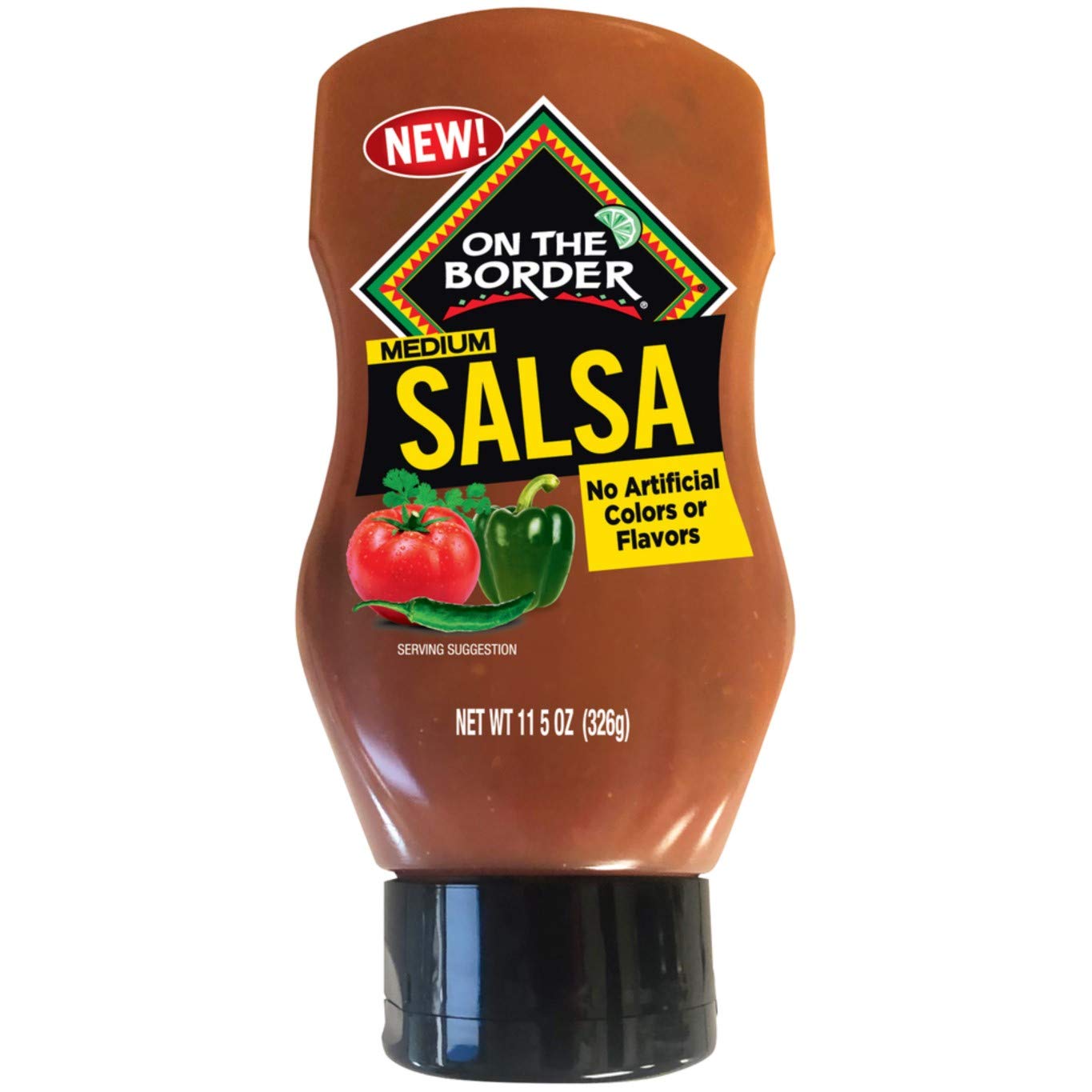 On The Border Medium Salsa Squeeze Bottle 11.5 oz