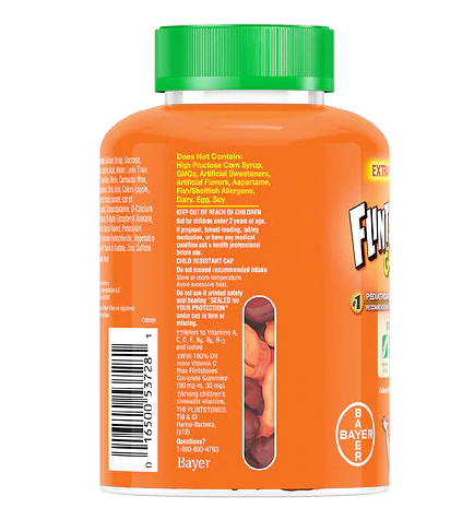 Flintstones Children's Gummies Immunity Support with Extra Vitamin C 150ea