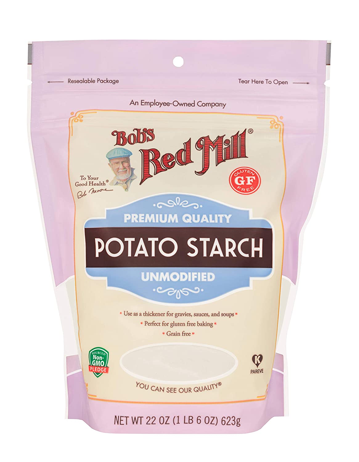 Bobs Red Mill Potato Starch Unmodified Gluten Free 22 oz