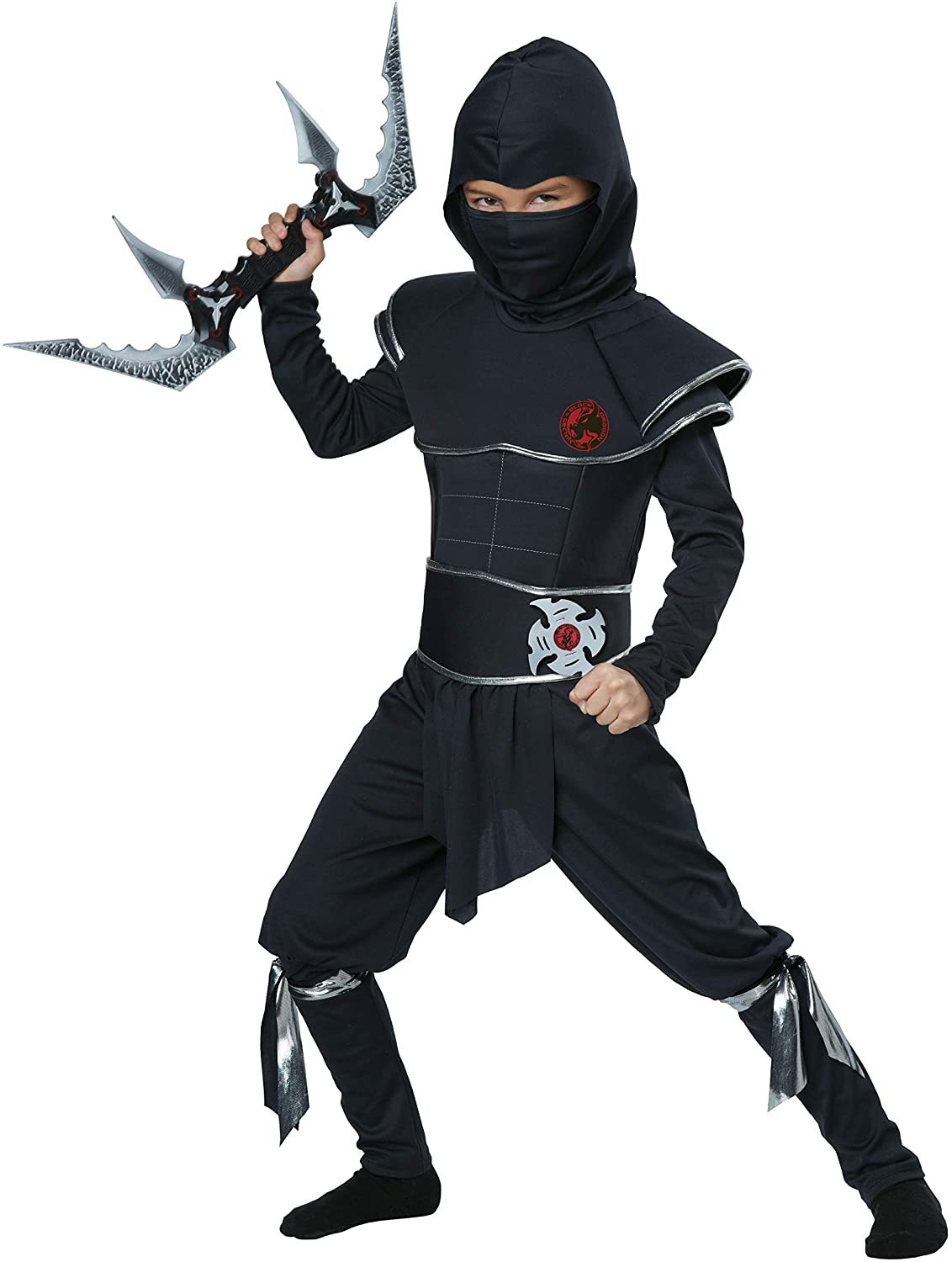 Ninja Warrior Boys Costume Small