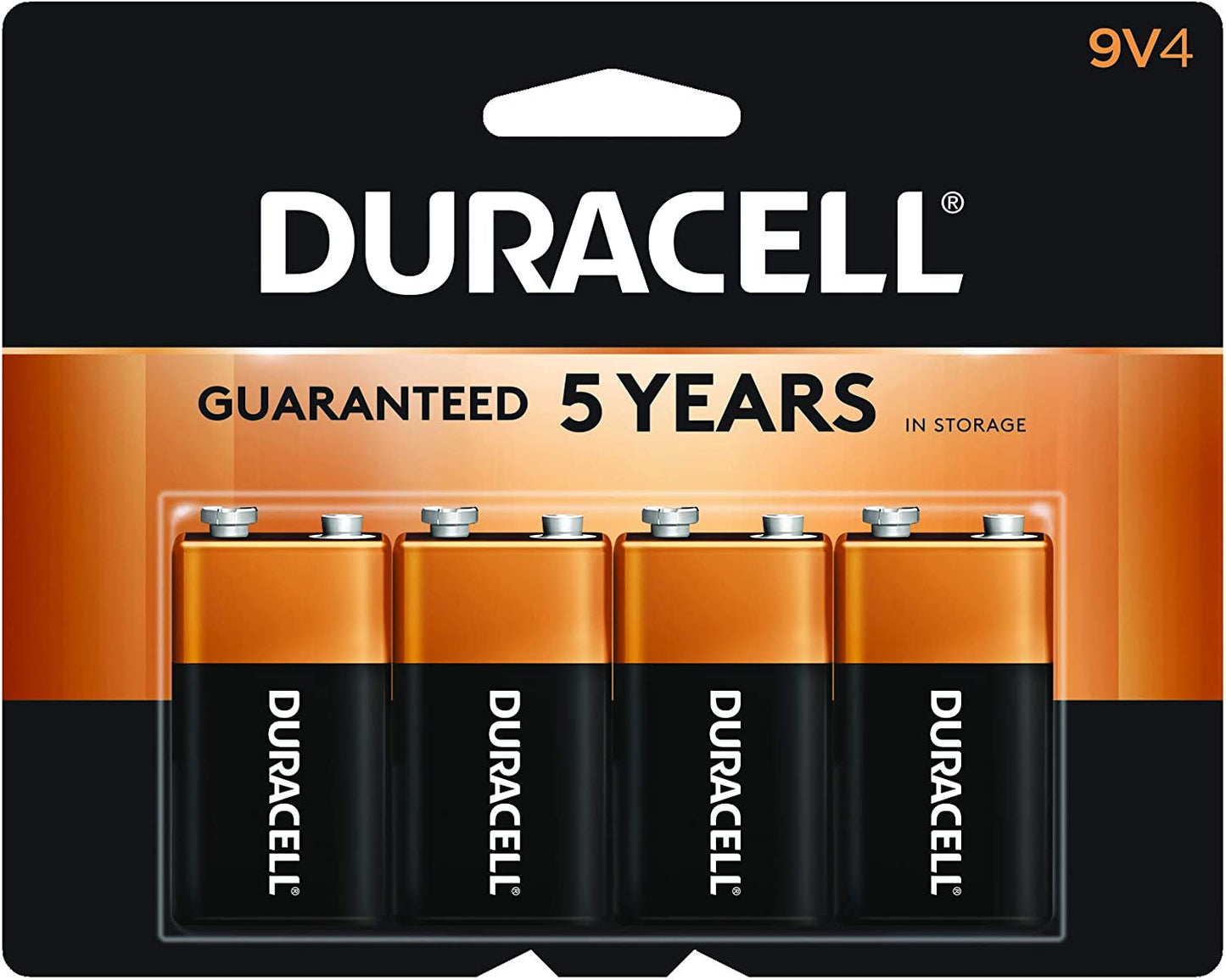 Duracell 9V Coppertop Alkaline Battery