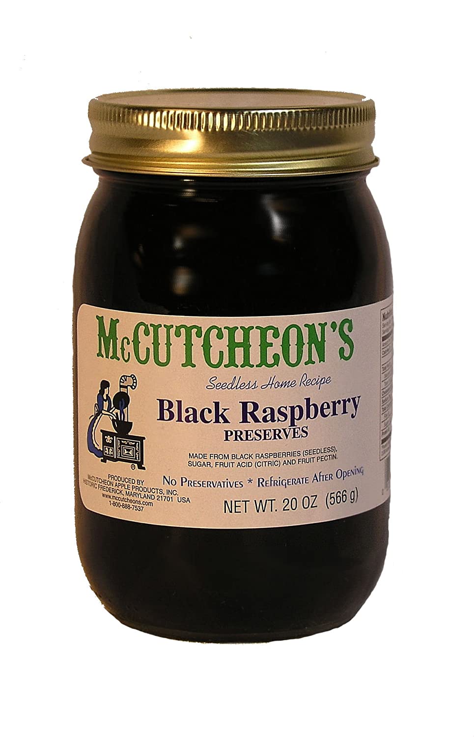McCutcheons Black Raspberry Preserves 20 oz