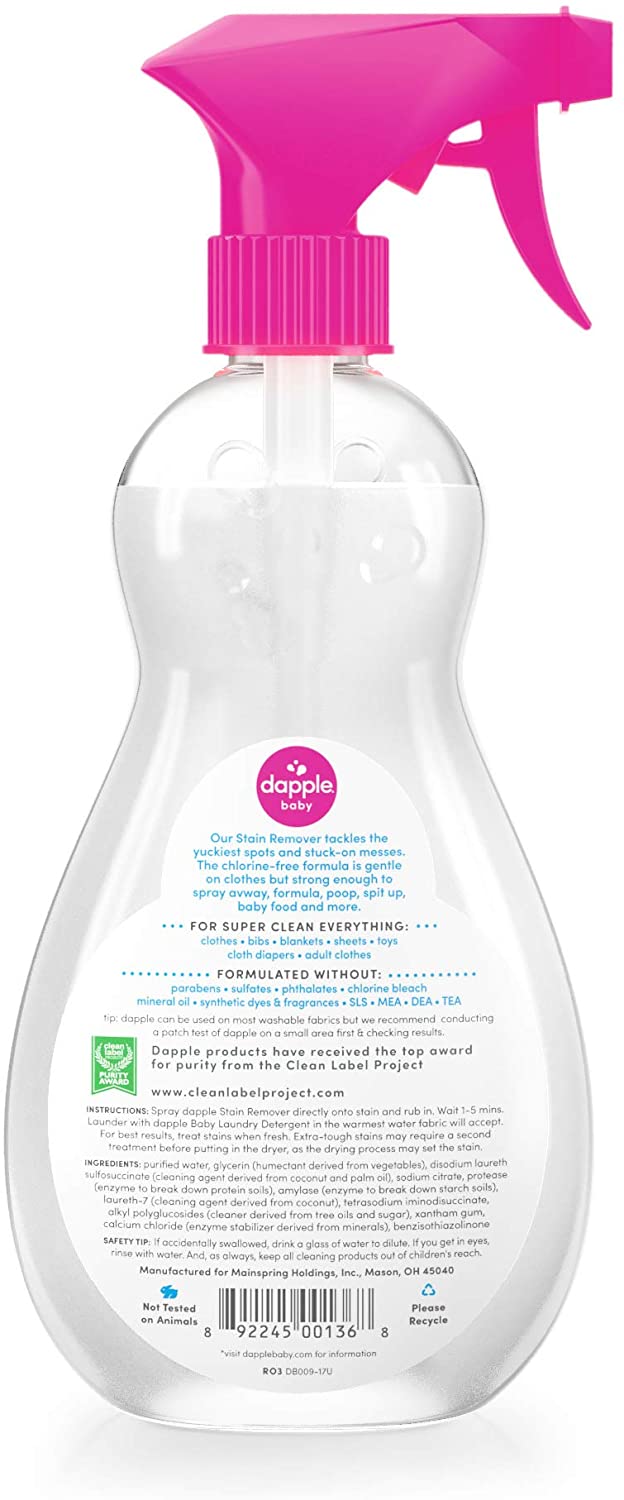Stain Remover Spray Dapple 16.9oz Fragrance Free