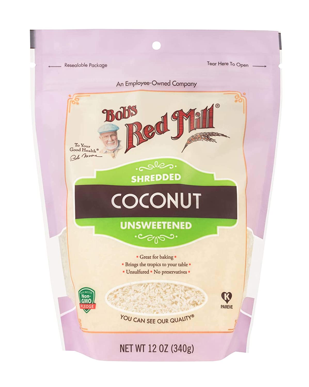 Bobs Red Mill Coconut Shredded Unsweetened 12 oz