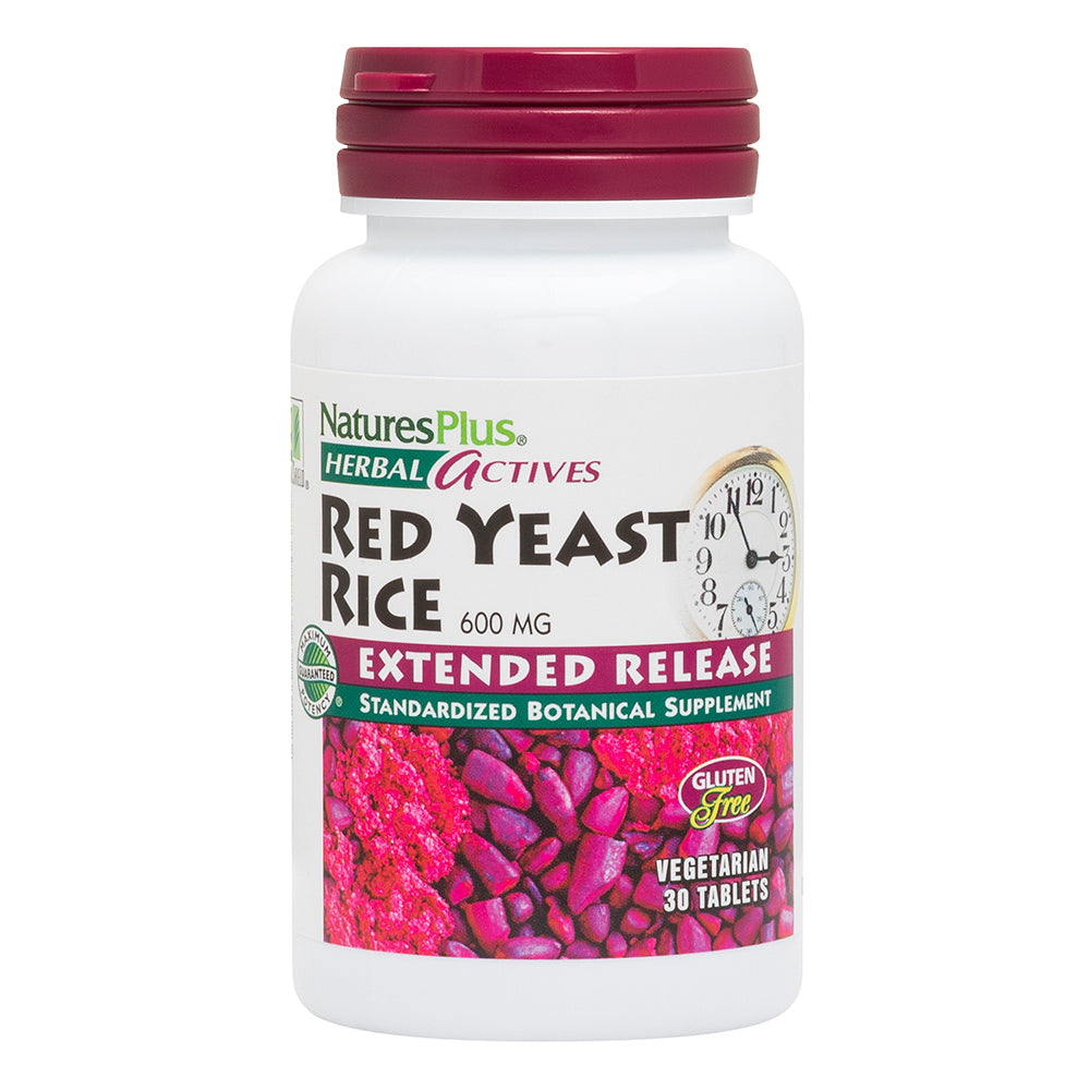 Natures Plus Herbal Actives Red Yeast Rice 600 MG