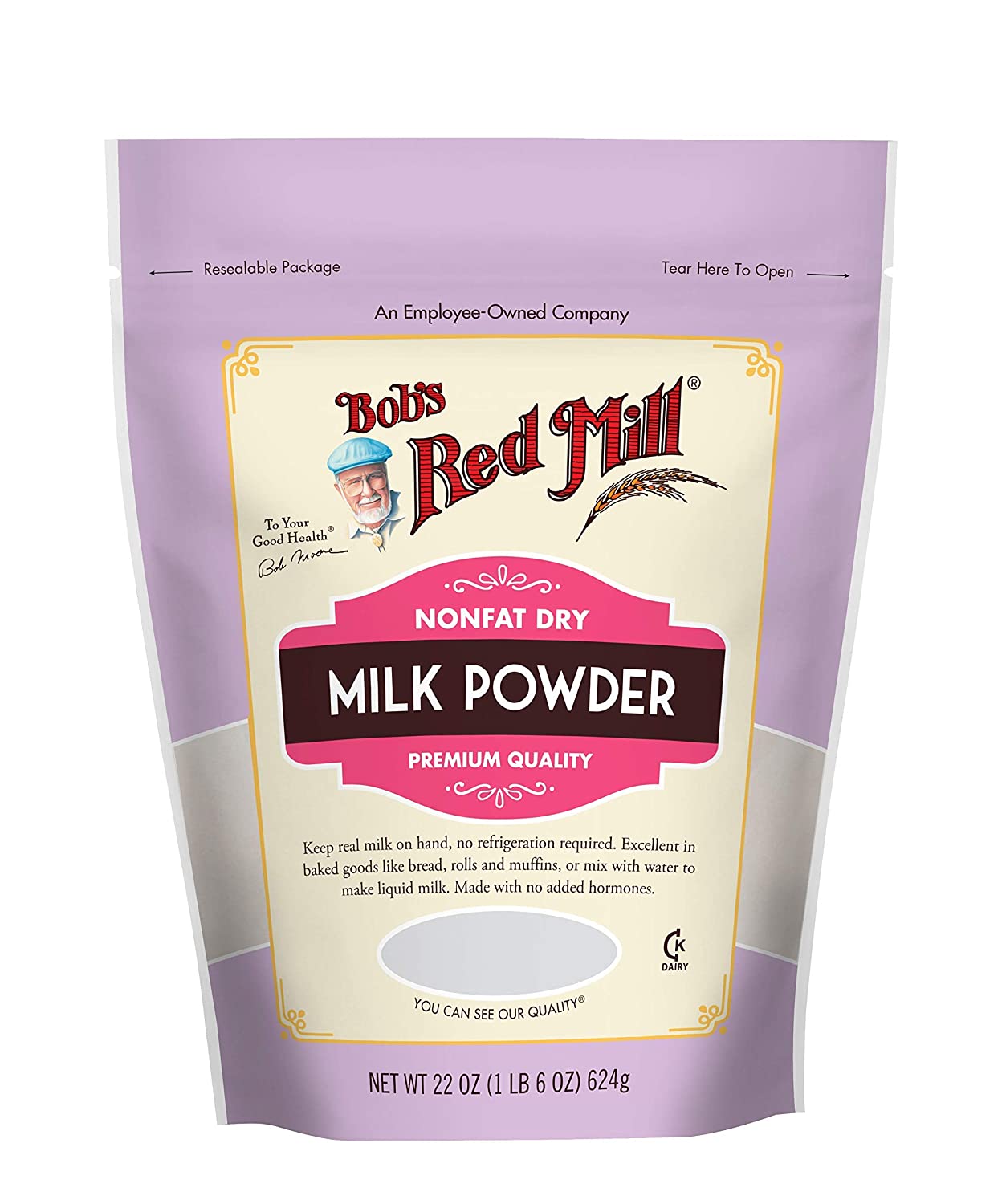 Nonfat Dry Milk Powder Bobs Red Mill 22oz