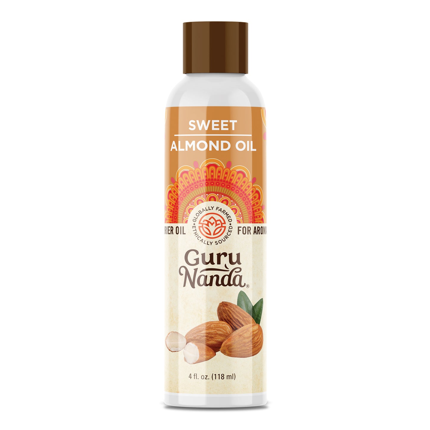 GuruNanda Sweet Almond Oil 4.0fl oz