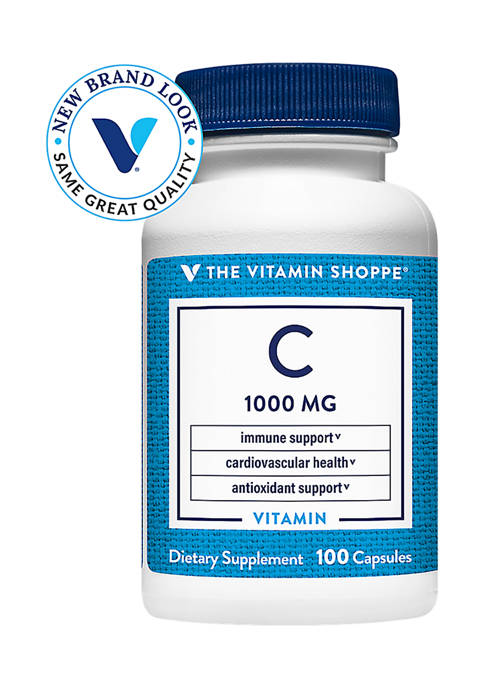The Vitamin Shoppe Vitamin C 1000 MG 100 Capsules