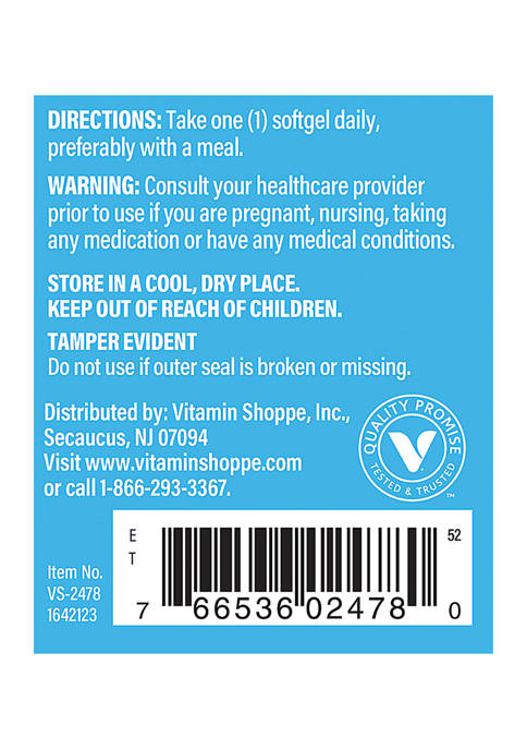 The Vitamin Shoppe Vitamin D3 1000 IU 200 Softgels