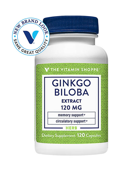 The Vitamin Shoppe Ginkgo Biloba Extract 120 mg