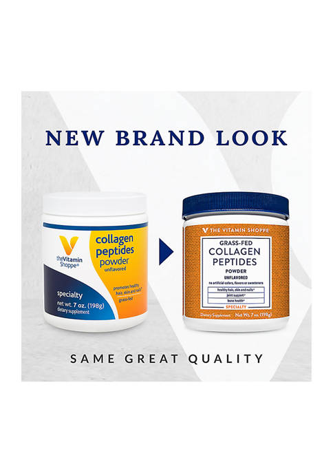 The Vitamin Shoppe Collagen Peptides Powder Unflavored 7 Ounces