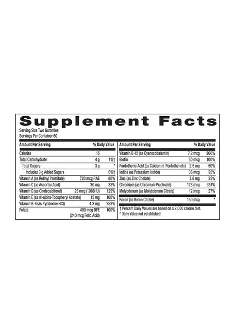 GNC MEGA MEN Mens Multivitamin Gummies With Zinc