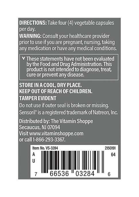 The Vitamin Shoppe Ultimate Libido 120 Capsules