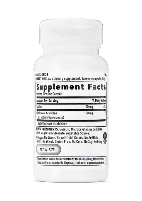 GNC WOMENS Hyaluronic Acid Ha 150Mg Skin Hydration